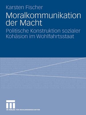 cover image of Moralkommunikation der Macht